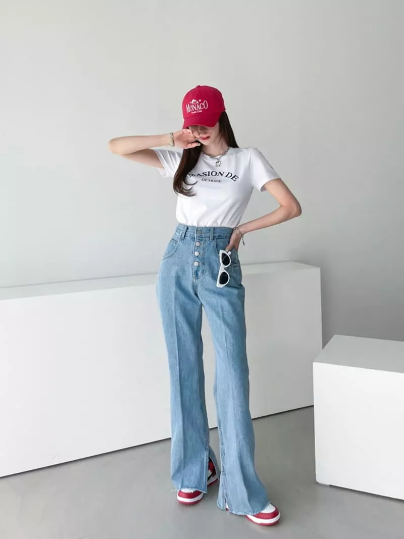 Highcolor - Korean Women Fashion - #restrostyle - Mood Tee - 2