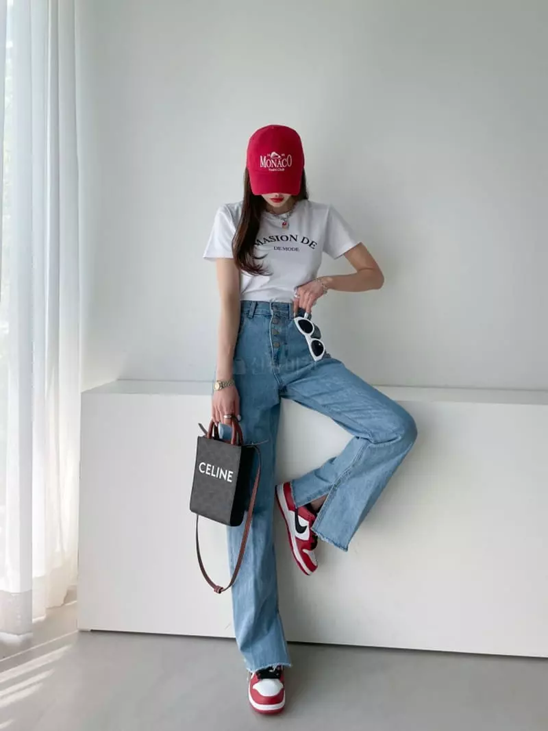 Highcolor - Korean Women Fashion - #romanticstyle - Ragicgi Jeans - 2