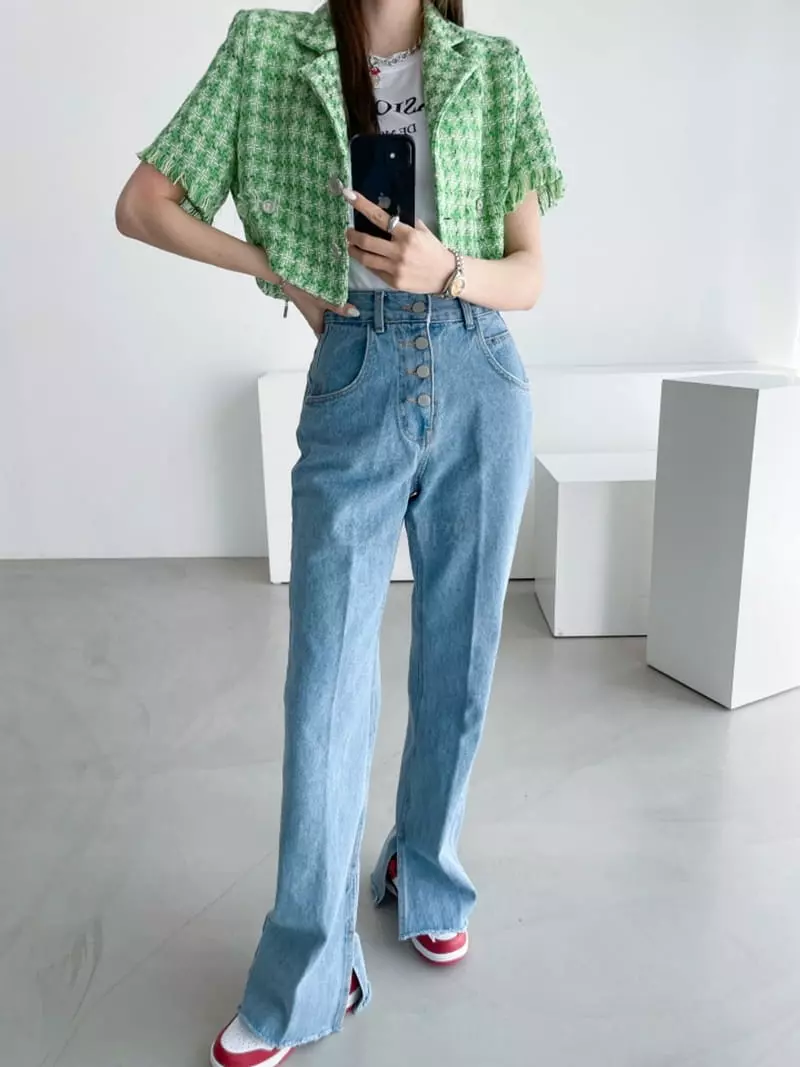 Highcolor - Korean Women Fashion - #shopsmall - Ragicgi Jeans - 4