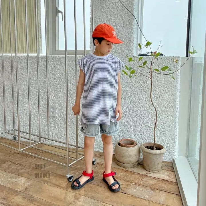 Hikiki - Korean Children Fashion - #childofig - Slir Sleeveless - 8