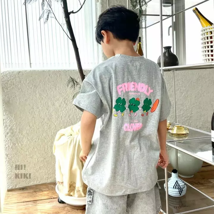 Hikiki - Korean Children Fashion - #discoveringself - Clover Tee - 8