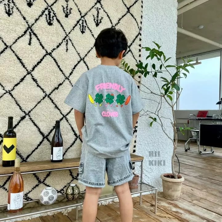 Hikiki - Korean Children Fashion - #kidsstore - Clover Tee - 11