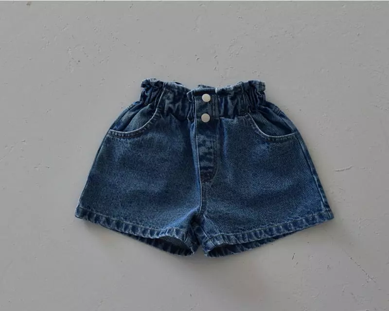 Honeybee - Korean Children Fashion - #Kfashion4kids - Two Button Denim Shorts