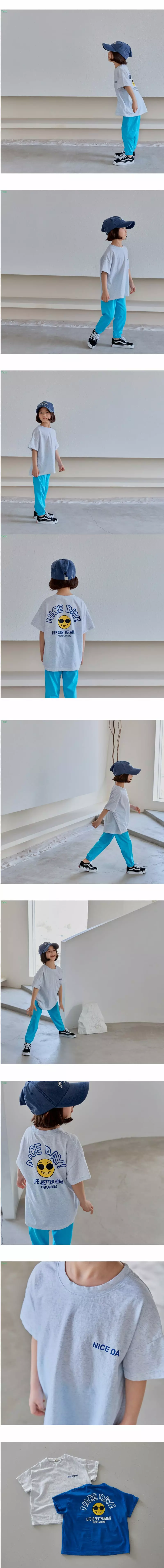 Honeybee - Korean Children Fashion - #stylishchildhood - Nice Day Smile Tee - 4