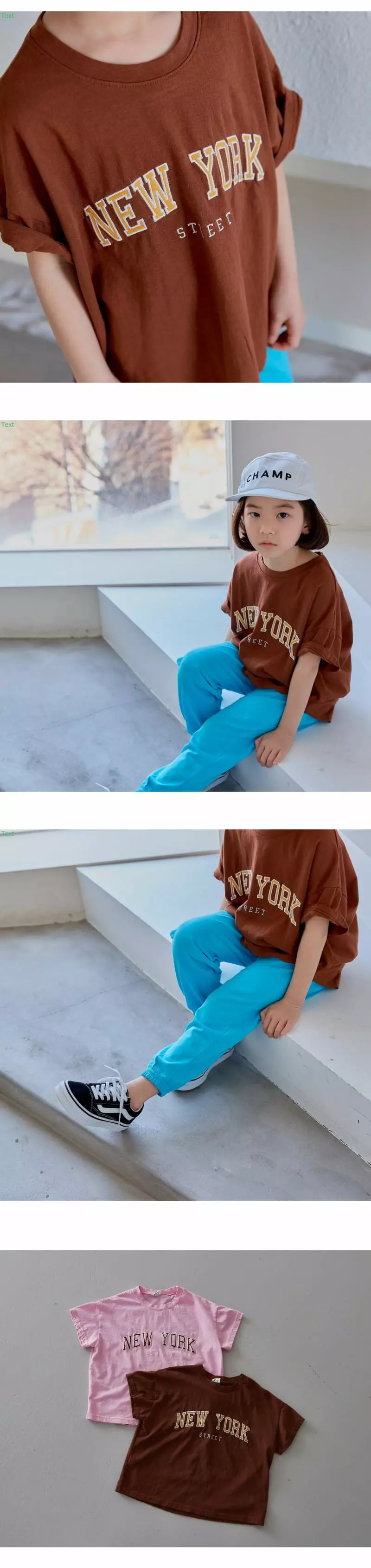 Honeybee - Korean Children Fashion - #childofig - New York Embroidery Tee - 4