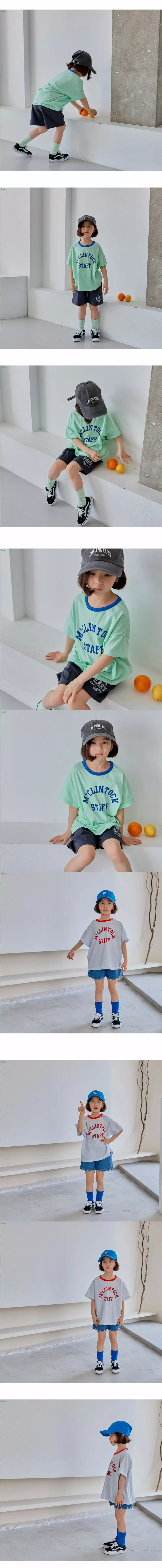 Honeybee - Korean Children Fashion - #childrensboutique - Color Staff Tee - 3
