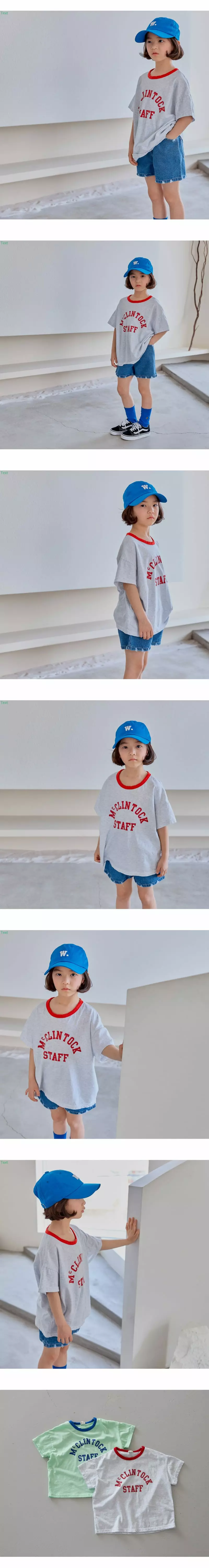 Honeybee - Korean Children Fashion - #childrensboutique - Color Staff Tee - 4
