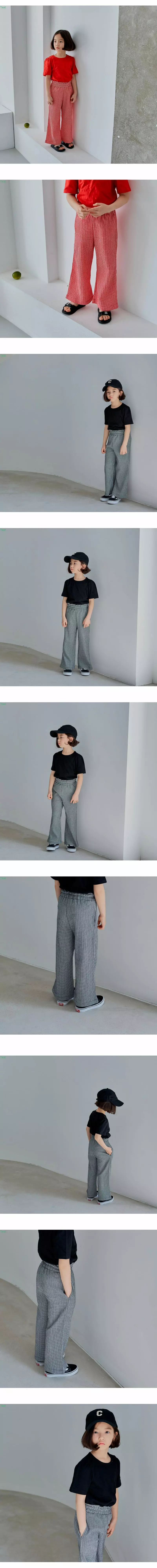 Honeybee - Korean Children Fashion - #fashionkids - Check Pants - 3