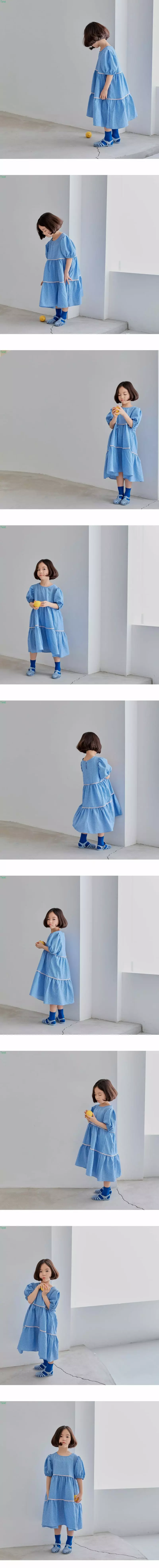 Honeybee - Korean Children Fashion - #kidsstore - Check One-piece - 2