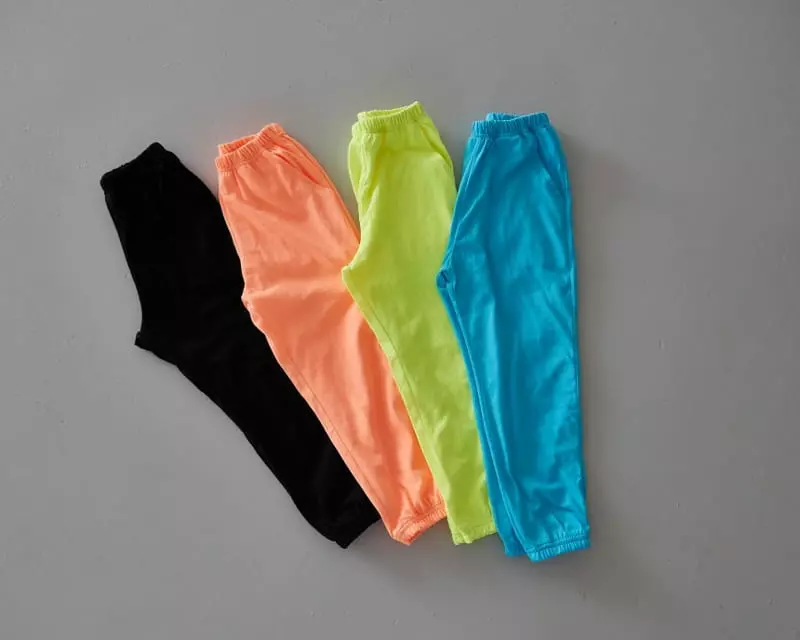 Honeybee - Korean Children Fashion - #kidzfashiontrend - Color Jogger Pants