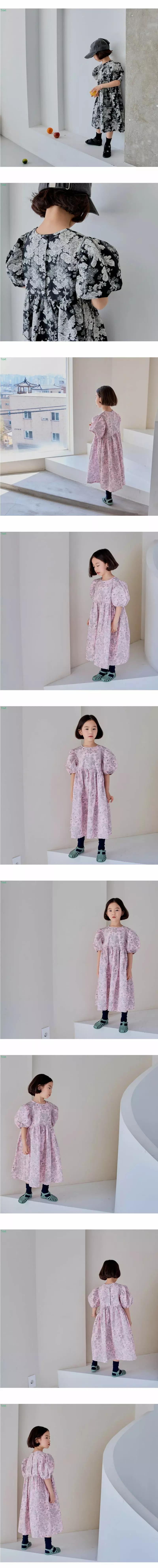 Honeybee - Korean Children Fashion - #littlefashionista - Flower One-piece - 3