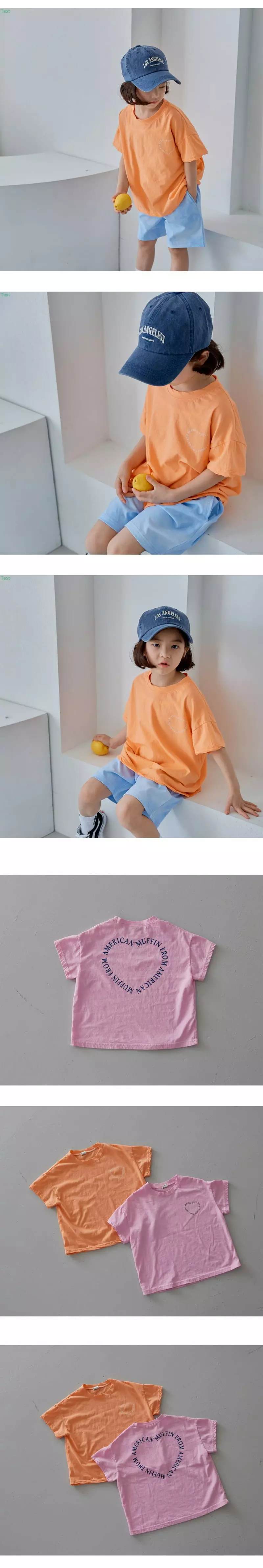 Honeybee - Korean Children Fashion - #Kfashion4kids - Heart Tee - 4