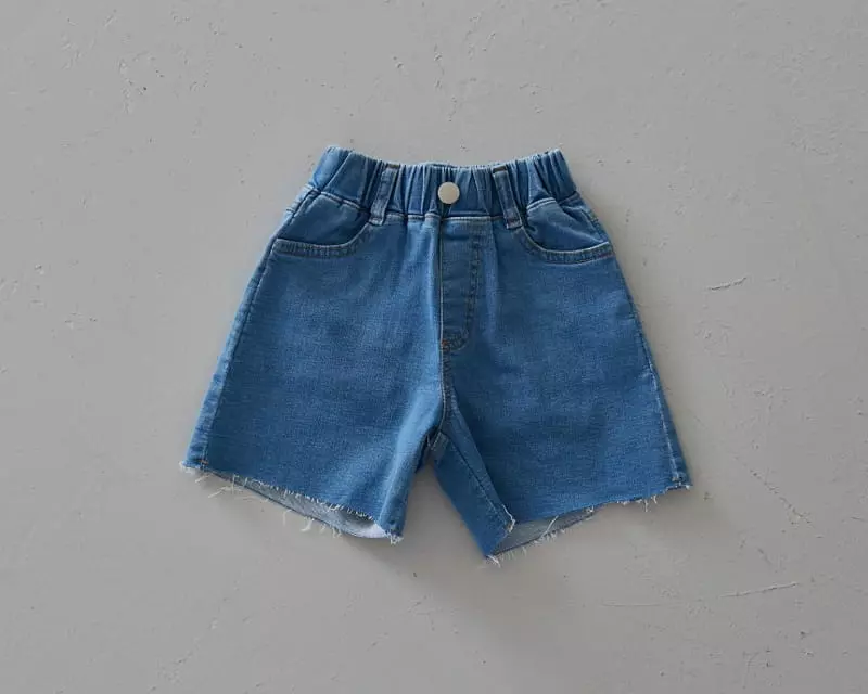 Honeybee - Korean Children Fashion - #littlefashionista - Denim Span Shorts