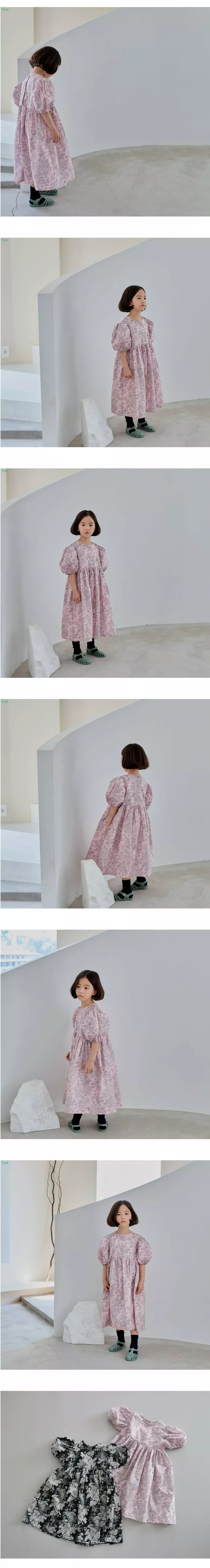 Honeybee - Korean Children Fashion - #littlefashionista - Flower One-piece - 4