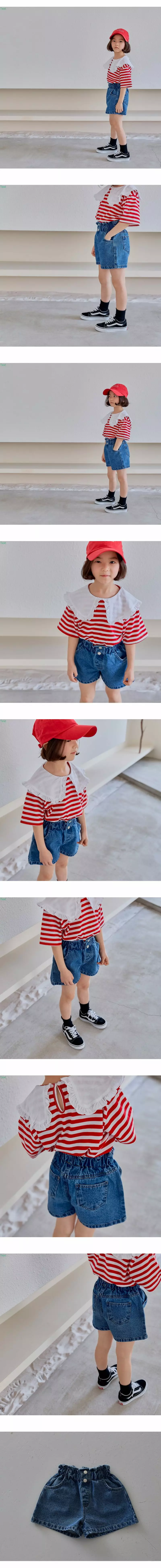 Honeybee - Korean Children Fashion - #magicofchildhood - Two Button Denim Shorts - 3