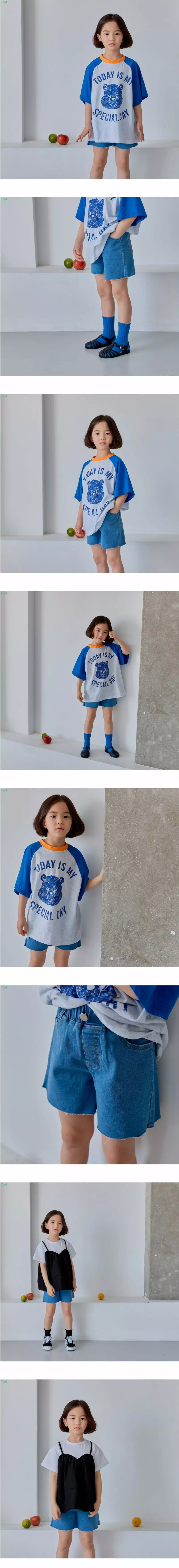 Honeybee - Korean Children Fashion - #magicofchildhood - Denim Span Shorts - 2