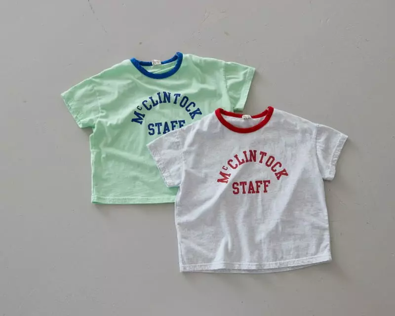 Honeybee - Korean Children Fashion - #stylishchildhood - Color Staff Tee