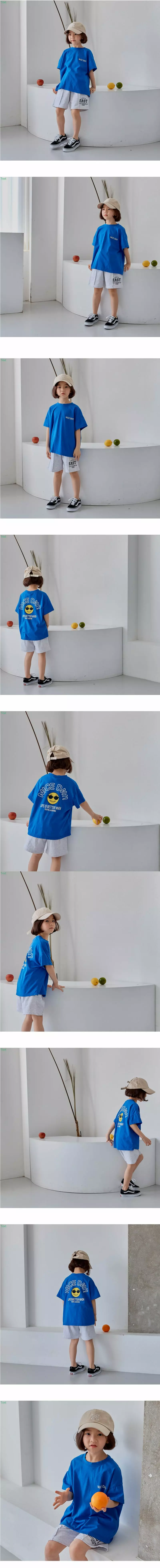 Honeybee - Korean Children Fashion - #toddlerclothing - Nice Day Smile Tee - 2