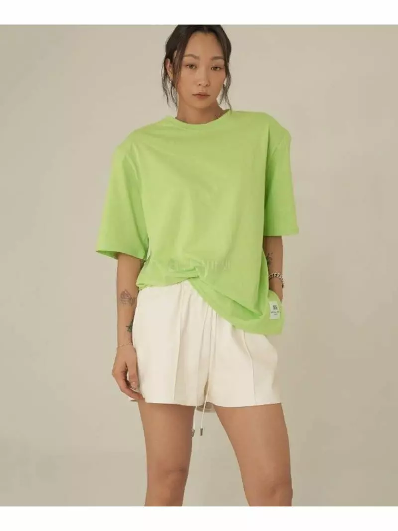 Howl - Korean Women Fashion - #momslook - Leatshirt Pintuck Shorts