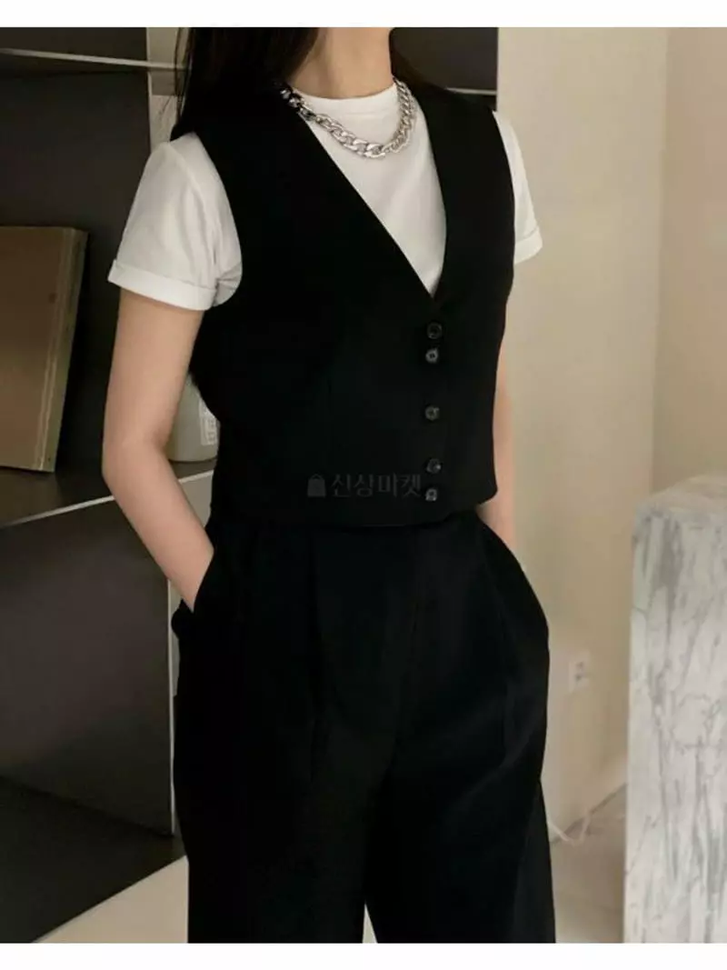 Howl - Korean Women Fashion - #vintagekidsstyle - Tap Mini Vest