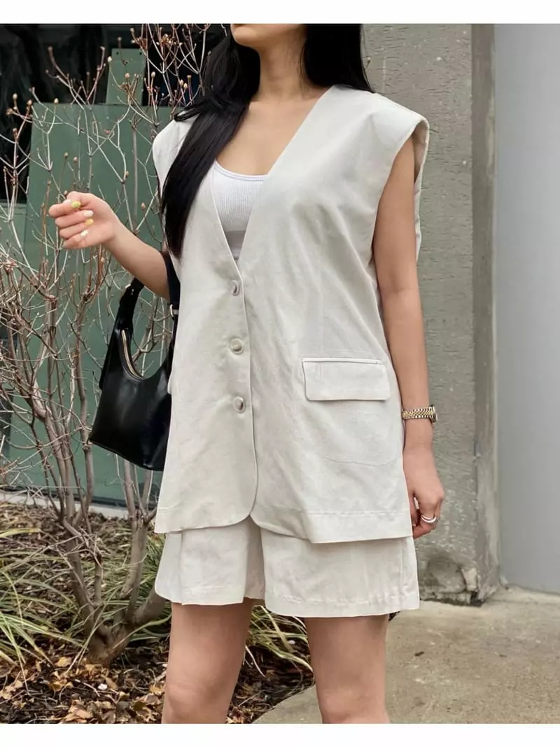 Howl - Korean Women Fashion - #womensfashion - Linen Shorts - 3