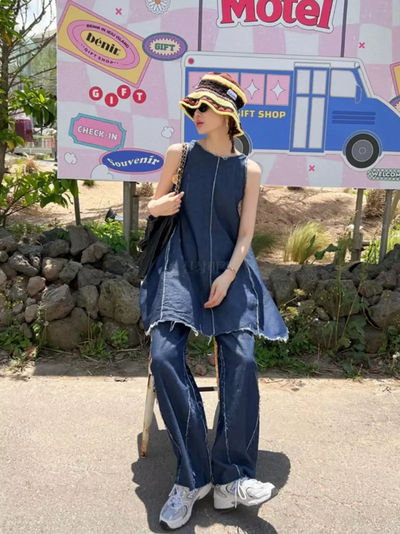 Inni - Korean Women Fashion - #momslook - Fringi One-piece - 3
