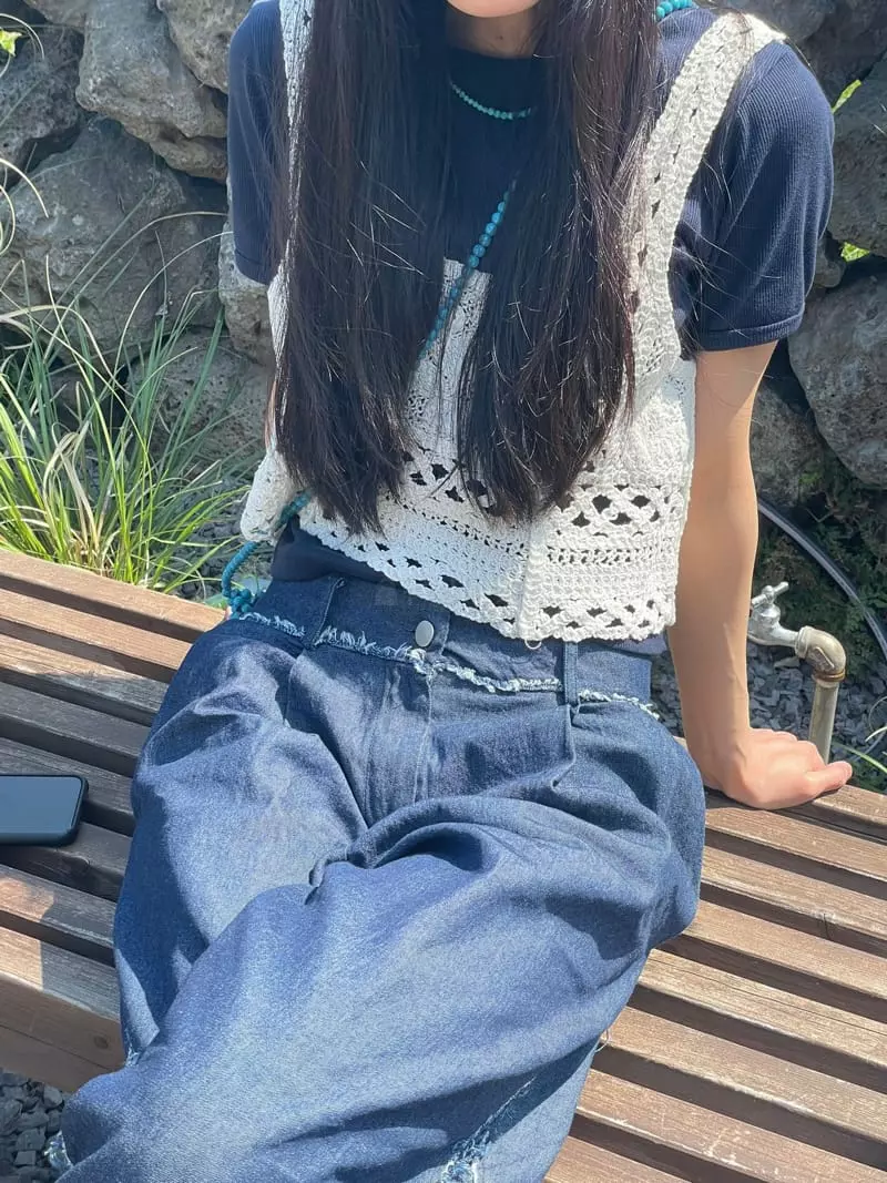 Inni - Korean Women Fashion - #momslook - Croshe Knit - 2