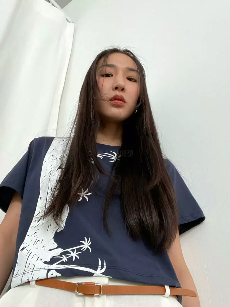 Inni - Korean Women Fashion - #womensfashion - Palm Tee - 4