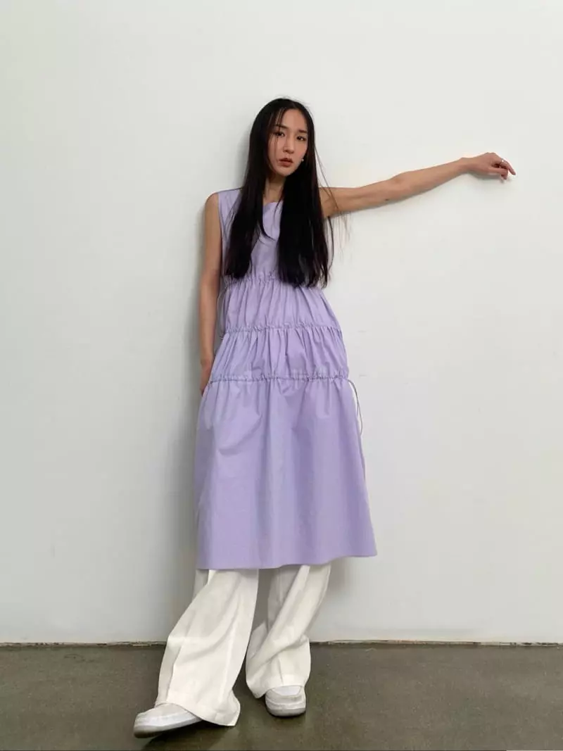 Inni - Korean Women Fashion - #momslook - String Volime One-piece - 2