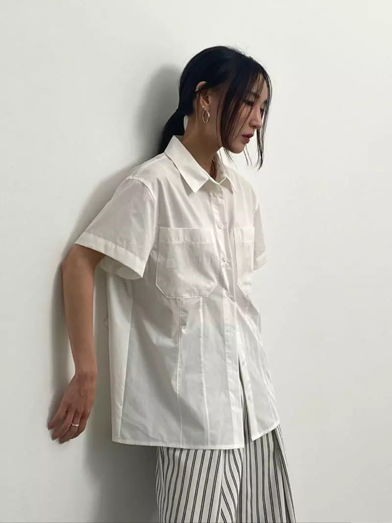 Inni - Korean Women Fashion - #momslook - Bijou Shirt - 2