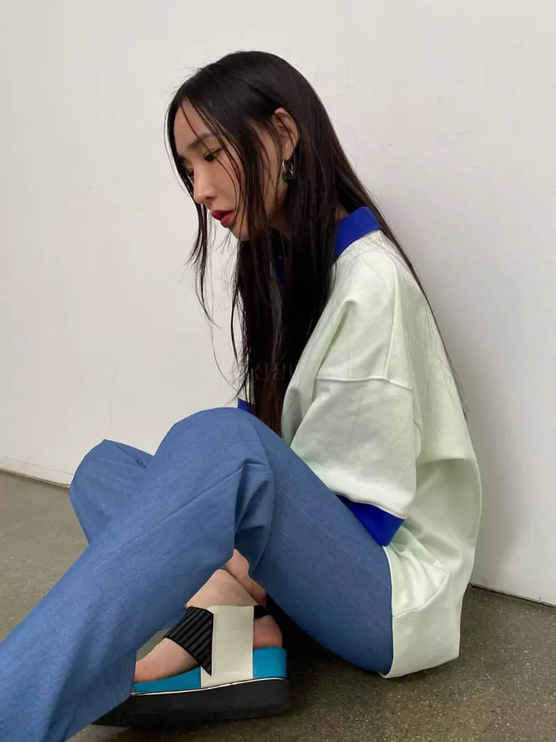 Inni - Korean Women Fashion - #momslook - Block Color Shirt - 2