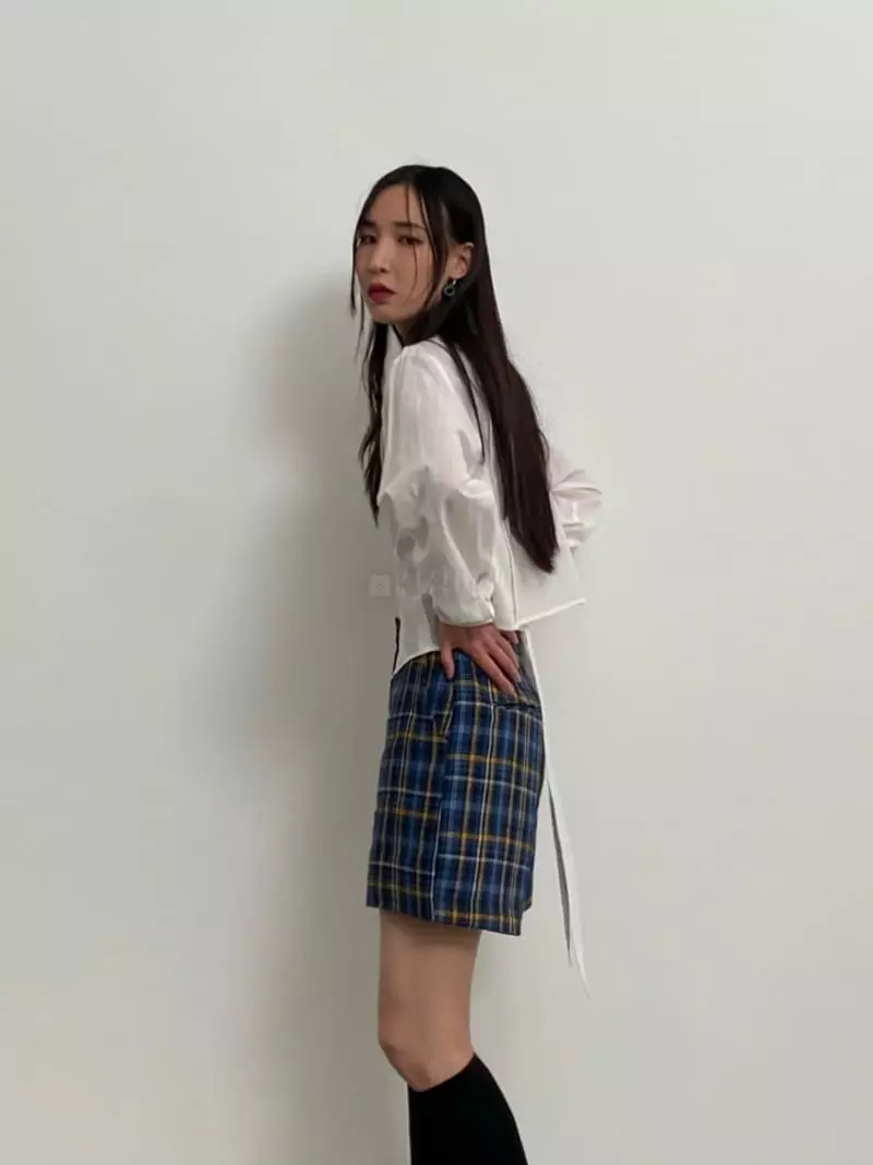 Inni - Korean Women Fashion - #vintagekidsstyle - Rope Blouse - 4