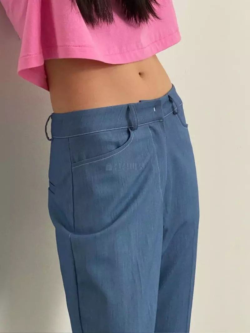 Inni - Korean Women Fashion - #pursuepretty - Row Stitch Pants - 4