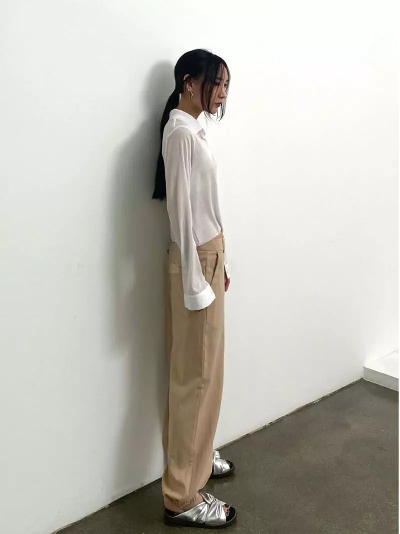 Inni - Korean Women Fashion - #romanticstyle - Winkel Shirt - 4