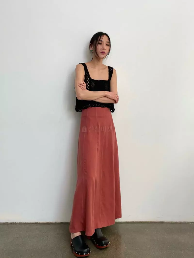 Inni - Korean Women Fashion - #thatsdarling - Glam Stitch Skirt - 2