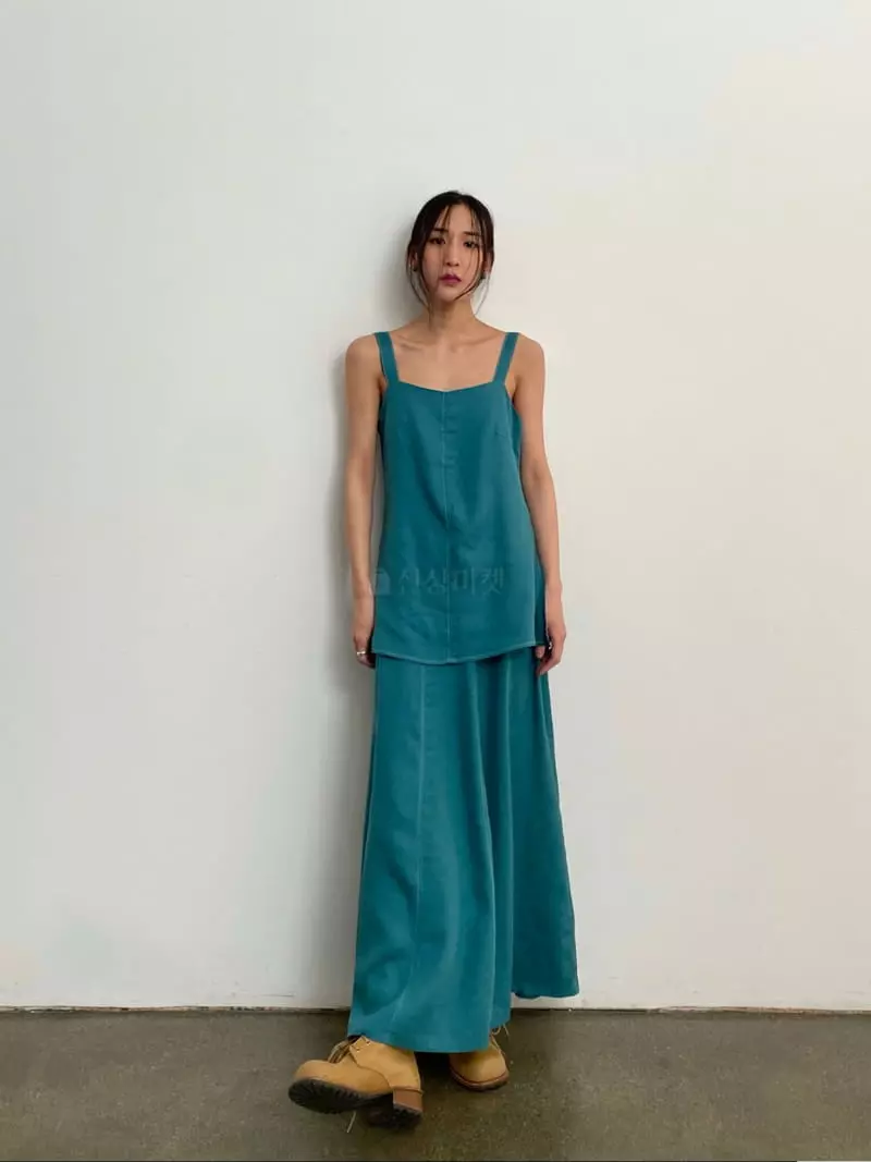 Inni - Korean Women Fashion - #thelittlethings - Glem Sleeveless Set - 2
