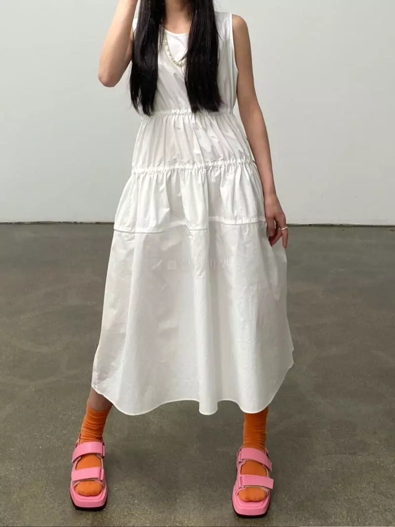 Inni - Korean Women Fashion - #womensfashion - String Volime One-piece - 3