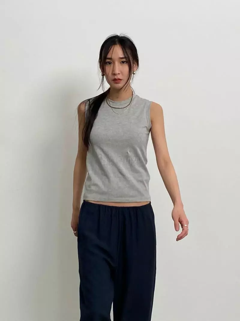 Inni - Korean Women Fashion - #womensfashion - Basic Sleeveless - 3