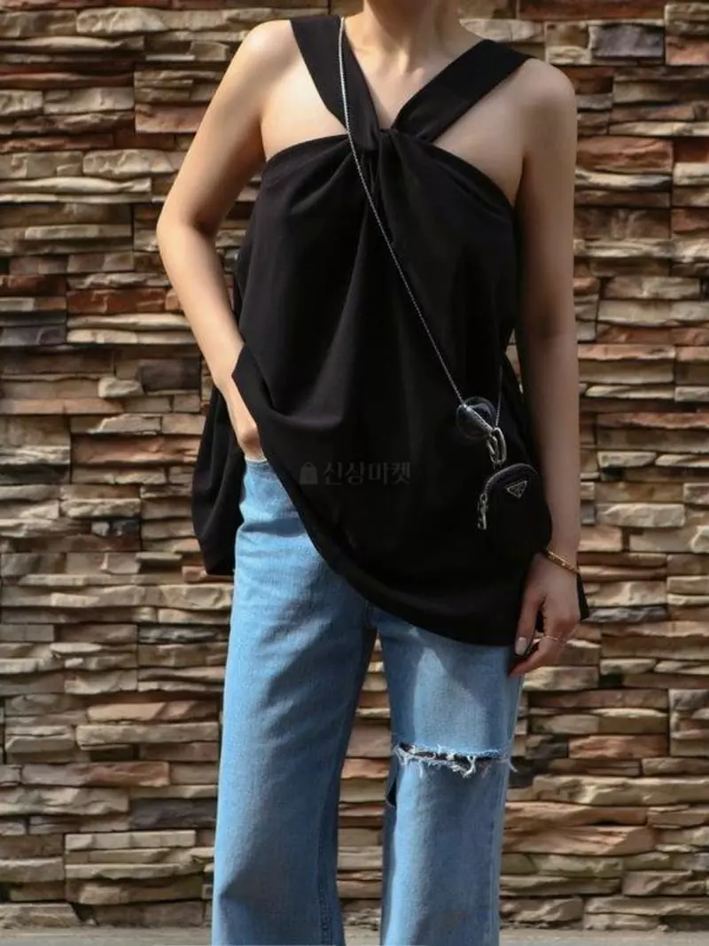 Inssense - Korean Women Fashion - #momslook - Detail Two Way Blouse - 6