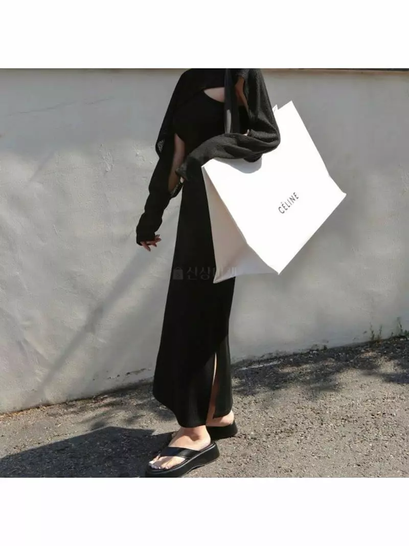 Inssense - Korean Women Fashion - #momslook - Rib Holter Maxy One-piece - 3