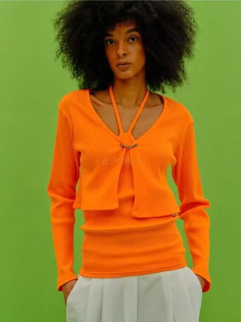 Inssense - Korean Women Fashion - #pursuepretty - Chain Bolero Cardigan - 3