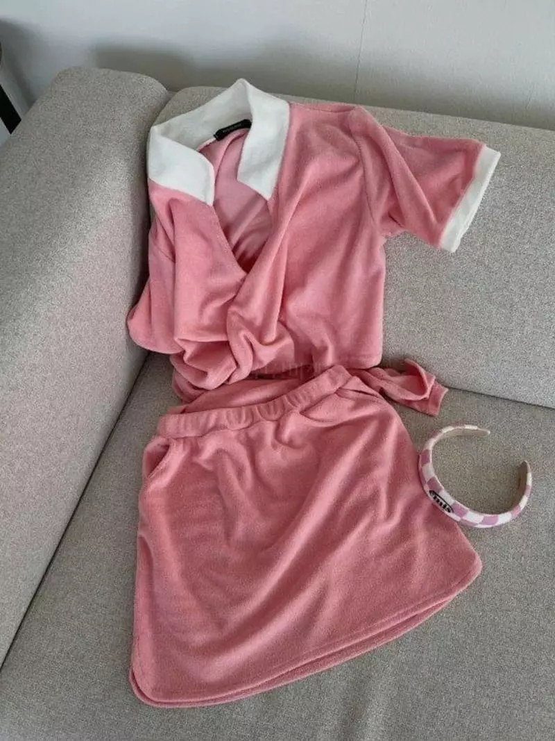 Inssense - Korean Women Fashion - #womensfashion - Terry Banding Skirt - 8