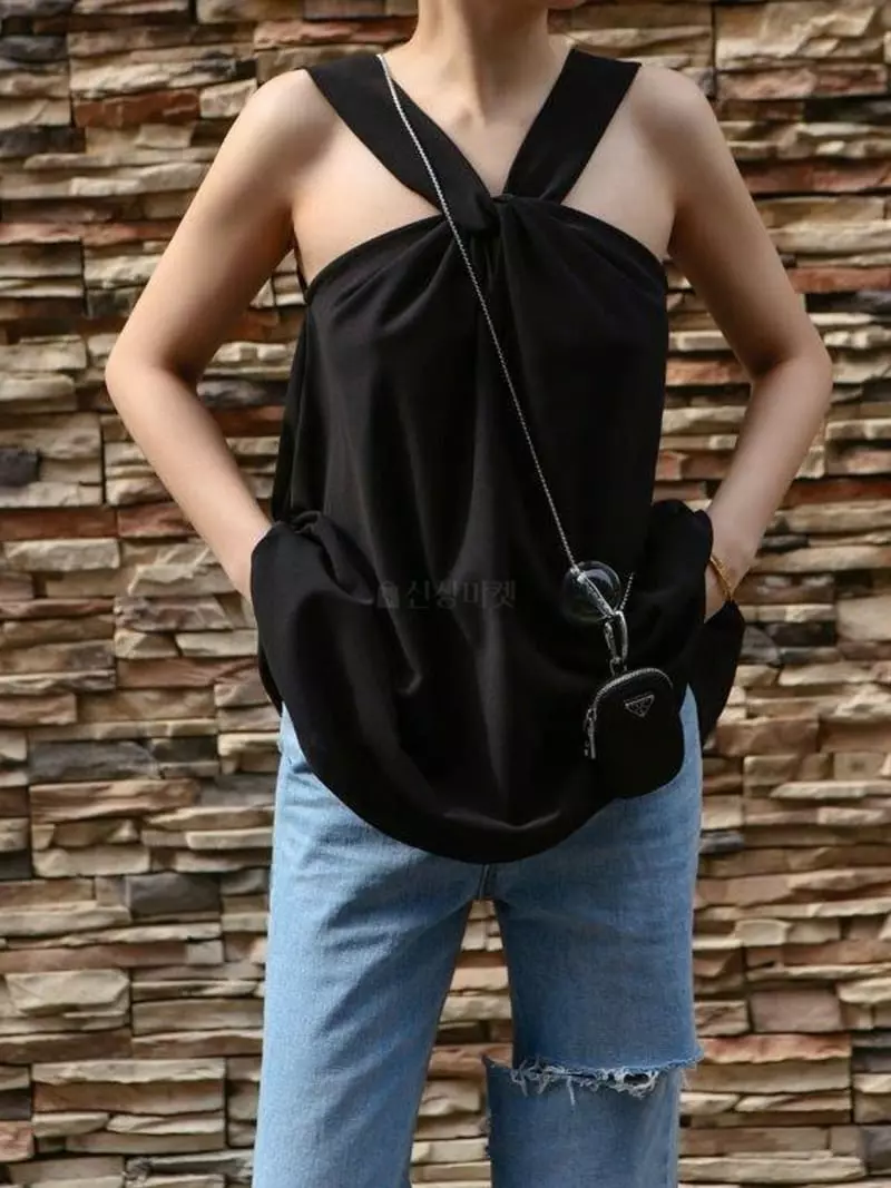 Inssense - Korean Women Fashion - #womensfashion - Detail Two Way Blouse - 5