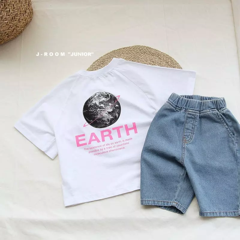J-Room - Korean Children Fashion - #discoveringself - Earth Paint Tee - 3