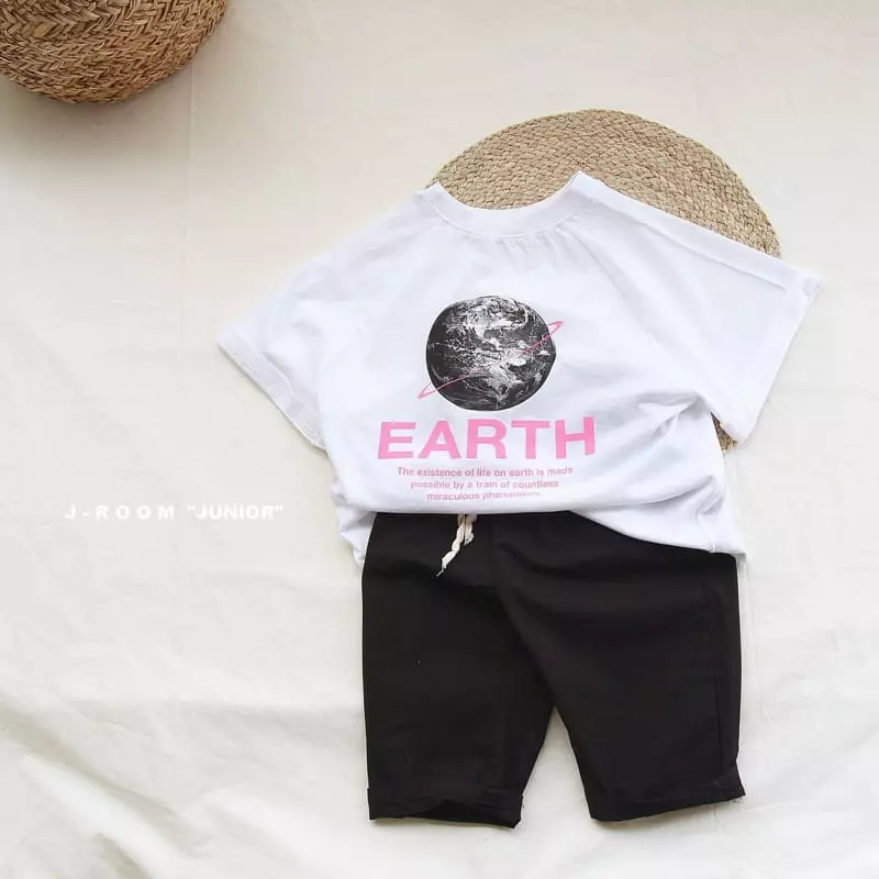 J-Room - Korean Children Fashion - #kidsshorts - Earth Paint Tee - 5
