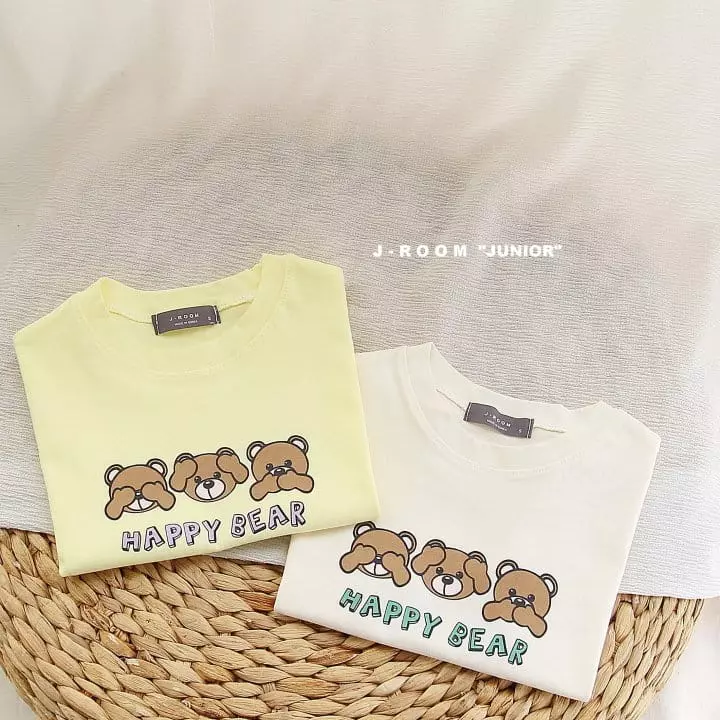J-Room - Korean Children Fashion - #kidsstore - Happy Bear Tee - 2