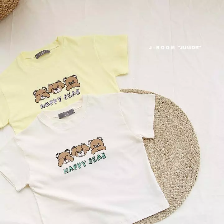 J-Room - Korean Children Fashion - #minifashionista - Happy Bear Tee - 7