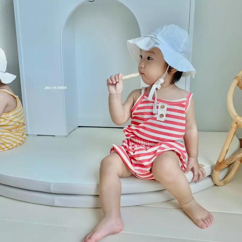 Jeaya & Mymi - Korean Baby Fashion - #babyboutique - Bebe Marine Top Bottom Set - 8
