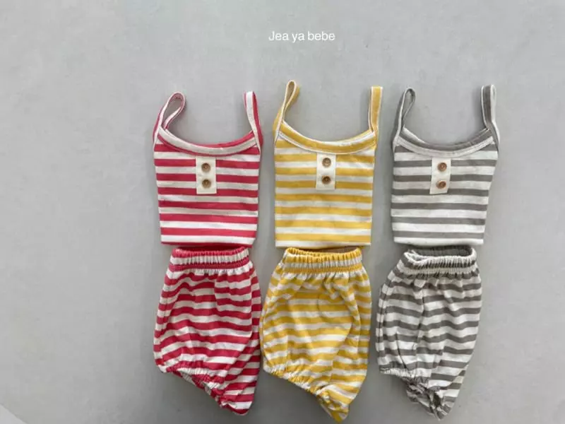 Jeaya & Mymi - Korean Baby Fashion - #babyboutiqueclothing - Bebe Marine Top Bottom Set - 11