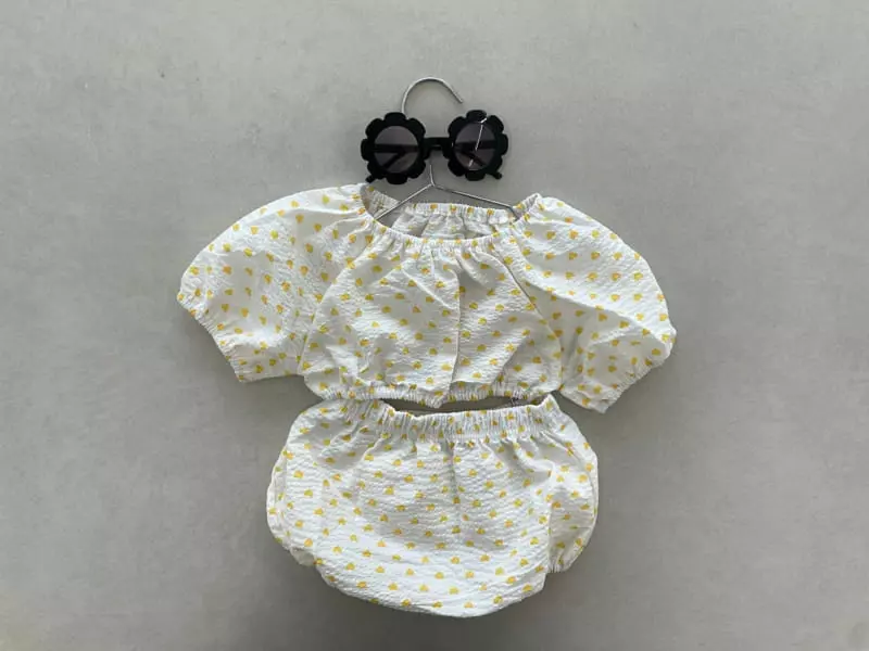 Jeaya & Mymi - Korean Baby Fashion - #babyboutiqueclothing - Bebe Lovely Top Bottom Set - 10
